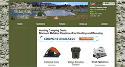 Desktop Screenshot of huntingcampingdeals.com